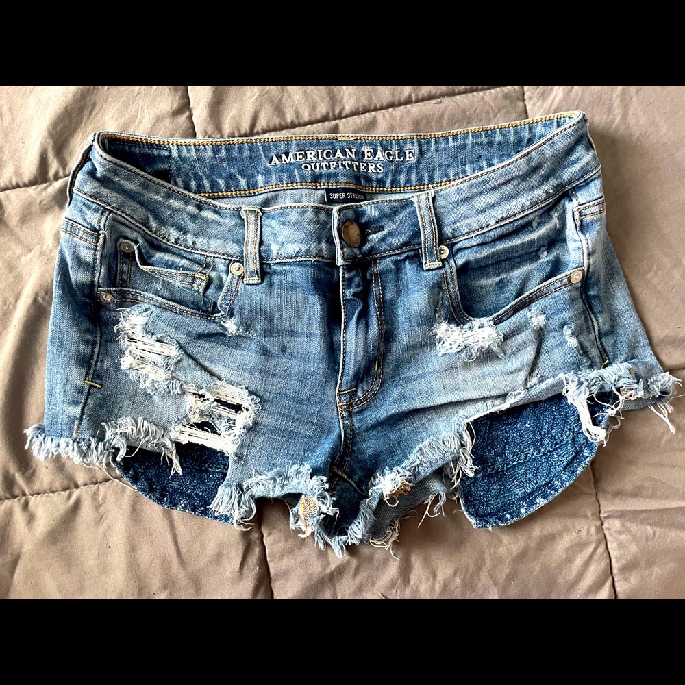 American eagle jean shorts
